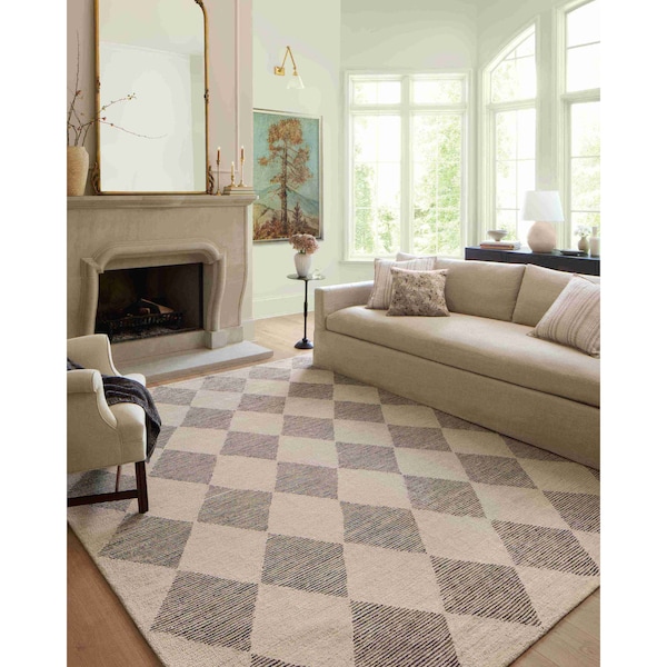 Francis FRA-01 Beige/Charcoal Rug